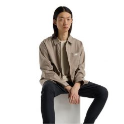 Męska kurtka letnia New Balance Squad Mag. Brązowe kurtki New Balance, na lato, m, bez wzorów, z materiału, bez kaptura. Za 902.99 zł.