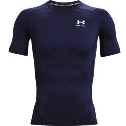 Koszulka Under Armor Ua Hg Armor Comp Ss Dorosłych. Białe t-shirty sportowe Under Armour, bez wzorów, bez ramiączek. Za 194.00 zł.