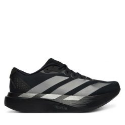 Buty do biegania adidas. Czarne buty do biegania Adidas, bez wzorów, bez zapięcia, do biegania. Za 649.99 zł.