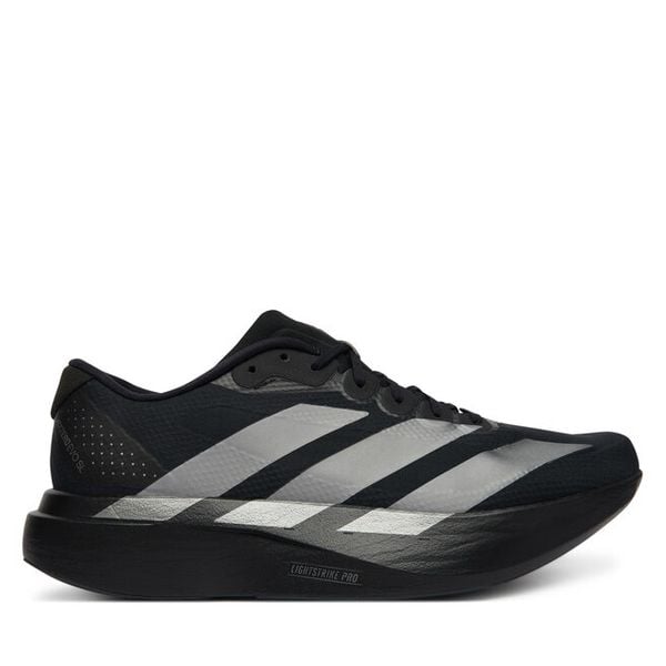 Buty do biegania adidas. Czarne buty do biegania Adidas, bez wzorów, bez zapięcia, do biegania. Za 649.99 zł.