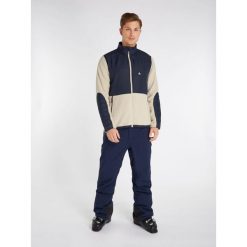 Bluza męska Protest PRTMANITOBA full zip top. Białe bluzy Protest, m, bez wzorów, bez kaptura. W wyprzedaży za 224.40 zł.