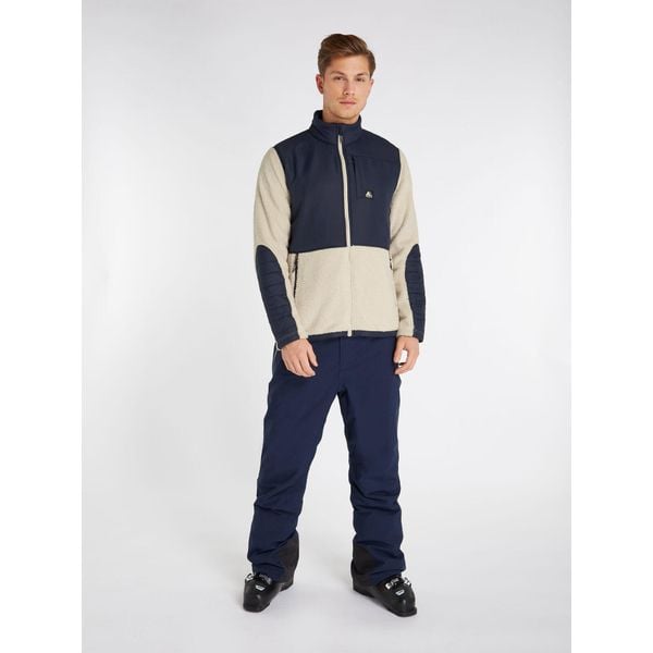 Bluza męska Protest PRTMANITOBA full zip top. Białe bluzy Protest, m, bez wzorów, bez kaptura. W wyprzedaży za 303.15 zł.