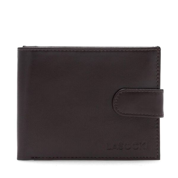 Portfel Lasocki. Brązowe portfele Lasocki, bez wzorów. Za 119.99 zł.