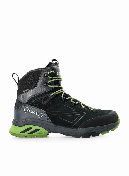 Buty turystyczne męskie AKU Reactive GTX. Szare buty turystyczne Aku, bez wzorów, z gore-texu, przed kolano, bez zapięcia, trekkingowe, gore-tex. Za 654.49 zł.