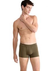 Sloggi Bokserki "SLG" w kolorze khaki rozmiar: XL. Brązowe bokserki Sloggi, xl, bez wzorów. Za 84.99 zł.