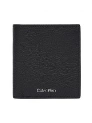 Calvin Klein Portfel Foil Emboss Slim Billfold LV04D1064G Czarny. Czarne portfele CALVIN KLEIN, bez wzorów, ze skóry. Za 259.99 zł.