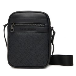 Saszetka Tommy Hilfiger. Czarne torby na ramię Tommy Hilfiger, bez wzorów, małe, bez dodatków. Za 229.99 zł.