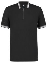 LUHTA Funkcyjna koszulka polo "Ikaalinen" w kolorze czarnym rozmiar: M. Czarne koszulki polo Luhta, m, bez wzorów, bez kołnierzyka, bez ramiączek. Za 114.44 zł.