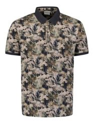 No Excess Koszulka polo w kolorze czarno-beżowym rozmiar: M. Brązowe koszulki polo No Excess, m, bez wzorów, z bawełny, bez kołnierzyka, bez ramiączek. Za 86.99 zł.