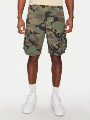 Gap Szorty materiałowe 880822-01 Zielony Relaxed Fit. Zielone szorty GAP, m, bez wzorów, z bawełny. Za 259.99 zł.
