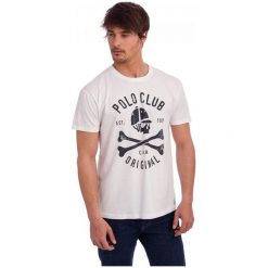 Polo Club C.H.A T-Shirt Męski M Biały. Koszulki polo sportowe marki Polo Club C.H..A. Za 109.00 zł.