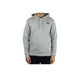 Bluza dresowa sportowa męska Kappa Vend Hooded. Szare bluzy z kapturem Kappa, m, bez wzorów, z bawełny, z kapturem. Za 99.99 zł.