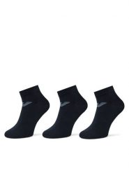 Emporio Armani Zestaw 3 par niskich skarpet męskich EM000550 AF12271 MB153 Granatowy. Niebieskie skarpety Emporio Armani, bez wzorów, z bawełny. Za 89.99 zł.