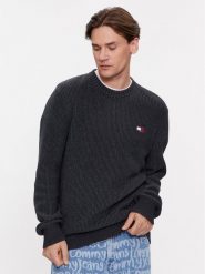 Tommy Jeans Sweter Tonal Xs Badge DM0DM17776 Czarny Regular Fit. Czarne swetry rozpinane Tommy Jeans, m, bez wzorów, z bawełny, bez kołnierzyka, bez ramiączek. Za 169.99 zł.