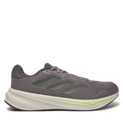 Buty do biegania adidas. Szare buty do biegania Adidas, bez wzorów, bez zapięcia, do biegania. Za 209.99 zł.
