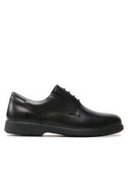 Geox Półbuty U Spherica Ec11 U35EFA00043C9999 Czarny. Czarne eleganckie półbuty Geox, bez wzorów, ze skóry, bez obcasa, bez zapięcia. Za 579.99 zł.