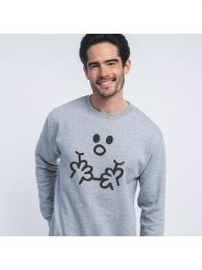 WOOOP Bluza "Visage Monsieur" w kolorze szarym rozmiar: XL. Szare bluzy Wooop, xl, bez wzorów, z bawełny, bez kaptura. Za 100.99 zł.