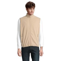 Ocieplacz Na Ciało Dla Dorosłych Unisex Factor Fleece Zapinany Na Zamek. Brązowe bluzy SOL'S, m, bez wzorów, bez kaptura. Za 128.99 zł.