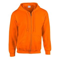 Bluza Z Kapturem Dla Dorosłych Unisex Heavy Blend Full Zip. Brązowe bluzy GILDAN, m, bez wzorów, z kapturem. Za 121.99 zł.