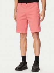 BOSS Szorty materiałowe 50536723 Czerwony jasny Slim Fit. Czerwone szorty Boss, m, bez wzorów, z bawełny. Za 449.99 zł.