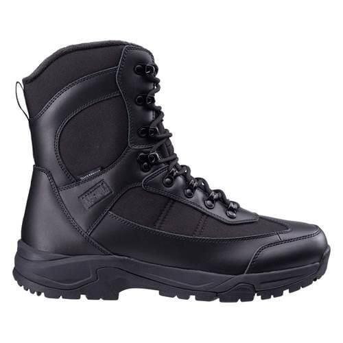 Buty do chodzenia męskie Magnum Magg. Czarne buty turystyczne MAGNUM, bez wzorów, z jeansu, za kostkę, bez zapięcia, trekkingowe. Za 464.90 zł.