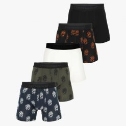 Bokserki Mężczyzna Swedemount Forest Boxer Shorts 5-Pack. Bokserki SWEDEMOUNT, m, bez wzorów, z tkaniny. Za 169.99 zł.