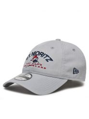 New Era Czapka z daszkiem Washed St. Moritz Ski 9TWENTY 60580868 Szary. Szare czapki z daszkiem New Era, bez wzorów, z bawełny. Za 79.99 zł.