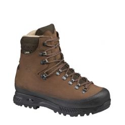 Buty trekkingowe męskie Hanwag ALASKA GTX. Brązowe buty turystyczne Hanwag, bez wzorów, bez zapięcia. Za 1,391.25 zł.