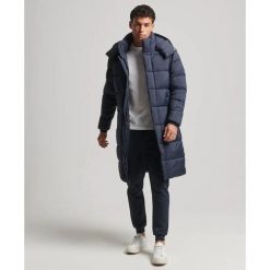 Długa kurtka Superdry Ripstop. Zielone kurtki Superdry, na zimę, m, bez wzorów, z nylonu, bez kaptura. Za 680.50 zł.