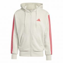 Bluza Adidas Sport M 3S Ft Fz Hd Dorośli. Fioletowe bluzy Adidas, m, bez wzorów, z bawełny, bez kaptura. Za 284.05 zł.