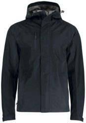 Clique Kurtka Waco shell wodoodporna 100% poliester jacquard. Czarne kurtki CLIQUE, m, bez wzorów, z poliesteru. Za 577.32 zł.