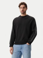 Calvin Klein Jeans Bluza Logo Tape J30J327230 Czarny Regular Fit. Czarne bluzy Calvin Klein Jeans, m, bez wzorów, z jeansu, bez kaptura. Za 279.99 zł.