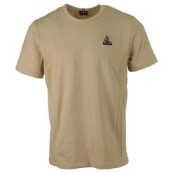 Koszulka Le Coq Sportif Tech SP N°2. Brązowe t-shirty sportowe le coq sportif, bez wzorów, bez ramiączek. Za 186.90 zł.