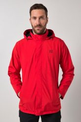 Męska Funkcyjna kurtka przeciwdeszczowa outdoor wodoodporna wiatroszczelna. Czerwone kurtki JAY-PI, l, bez wzorów, z materiału, bez kaptura. Za 599.99 zł.