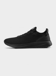4F Buty lifestyle sneakersy ICHI męskie - czarne 40. Czarne buty sportowe casual 4F, bez wzorów, z dzianiny, bez zapięcia. W wyprzedaży za 139.99 zł.