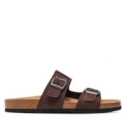 Klapki Geox. Brązowe klapki Geox. Za 279.99 zł.