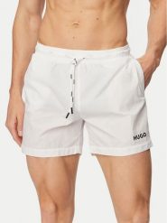 HUGO Szorty kąpielowe Haiti 50469312 Kremowy Regular Fit. Białe kąpielówki Hugo, l, bez wzorów, z poliamidu. Za 259.99 zł.
