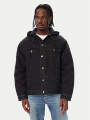 Karl Lagerfeld Jeans Kurtka jeansowa B4M14042 Czarny Regular Fit. Czarne kurtki Karl Lagerfeld Jeans, l, bez wzorów, z bawełny, bez kaptura. Za 849.99 zł.