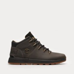 Buty Outdoorowe męskie Timberland Sprint trekker. Brązowe buty trekkingowe Timberland, bez wzorów, bez zapięcia. Za 502.99 zł.