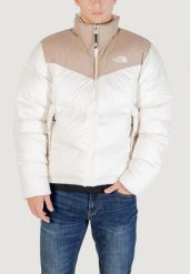 Kurtka puchowa Mężczyzna THE NORTH FACE M SAIKURU JACKET. Białe kurtki The North Face, l, bez wzorów, z materiału, bez kaptura. Za 787.10 zł.