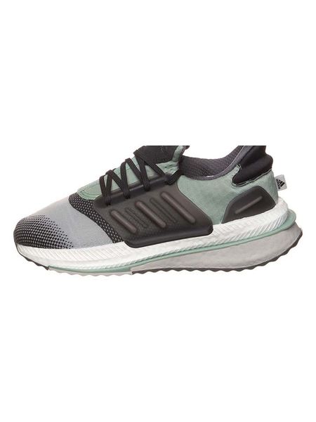 Adidas Buty "X PLRBOOST" w kolorze czarno-zielonym do biegania rozmiar: 42. Czarne buty do biegania Adidas, bez wzorów, bez zapięcia, do biegania. Za 361.87 zł.