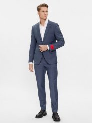 Hugo Garnitur Henry/Getlin232X 50509299 Granatowy Slim Fit. Niebieskie garnitury Hugo, m, bez wzorów, z syntetyku. Za 3,009.00 zł.