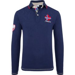Koszulka polo "Akron" w kolorze granatowym. Koszulki polo sportowe marki Nebulus. W wyprzedaży za 108.95 zł.