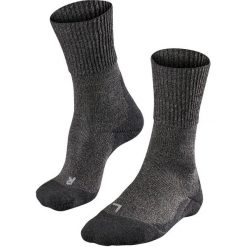 Skarpetki Falke TK1 Wool. Czarne skarpety Falke, bez wzorów, z materiału. Za 172.00 zł.