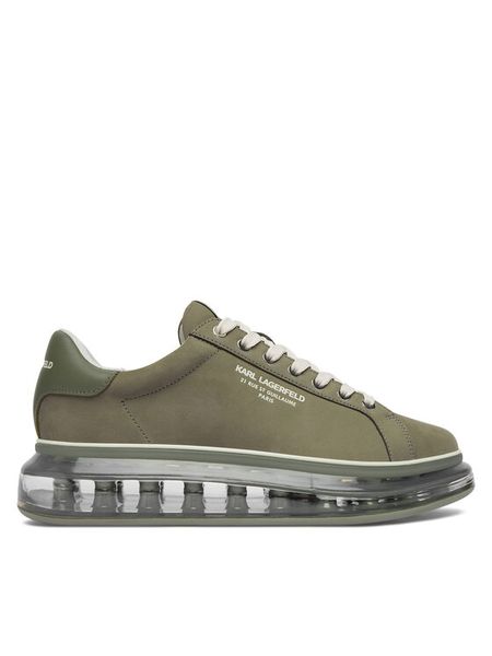 KARL LAGERFELD Sneakersy KL52617 Khaki. Brązowe buty sportowe casual KARL LAGERFELD, bez wzorów, z nubiku, bez zapięcia. Za 1,099.00 zł.
