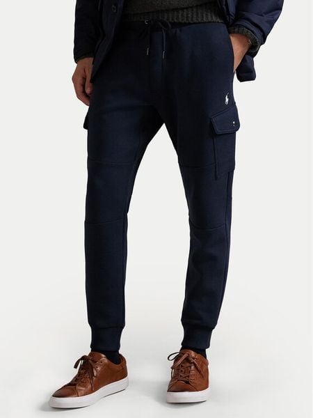 Polo Ralph Lauren Spodnie materiałowe 710980340001 Granatowy Regular Fit. Niebieskie spodnie materiałowe Polo Ralph Lauren, m, bez wzorów, z bawełny. Za 769.99 zł.