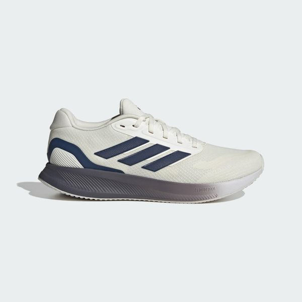 Buty Runfalcon 5 Running. Białe buty do biegania Adidas, bez wzorów, bez zapięcia, do biegania. Za 259.00 zł.