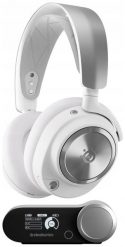 SteelSeries Arctis Nova Pro Wireless P White. Białe słuchawki bezprzewodowe STEELSERIES. Za 1,199.00 zł.