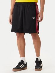 Adidas Szorty sportowe Firebird Engineered Stripes KS5505 Czarny Regular Fit. Czarne krótkie spodenki sportowe Adidas, l, bez wzorów, z syntetyku. Za 219.99 zł.