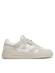 Boss Sneakersy Baltimore Tenn Nupf 50517302 Beżowy. Brązowe buty sportowe casual Boss, bez wzorów, ze skóry, bez zapięcia. Za 849.99 zł.